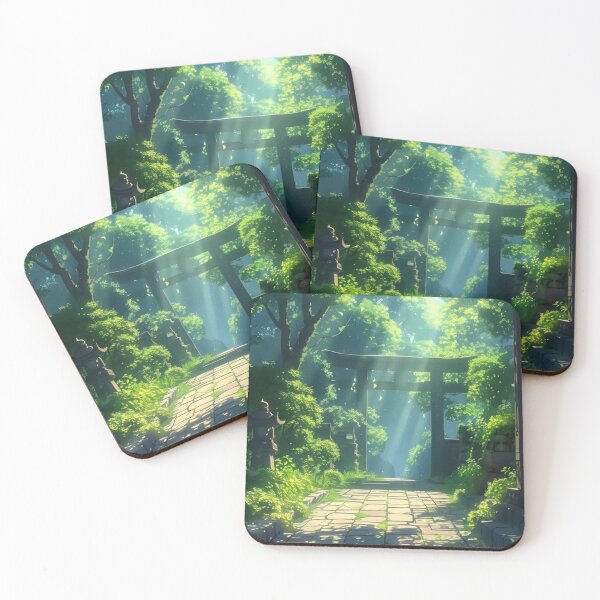 Item preview,  Anime scenery - Temple  designed and sold by TheAnime-World.