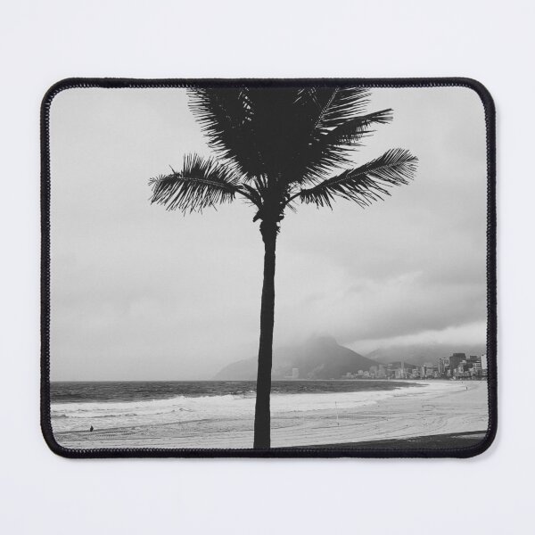 Item preview, Silhouette of a Palm Tree on a Cloudy Beach designed and sold by anafrancisconi.