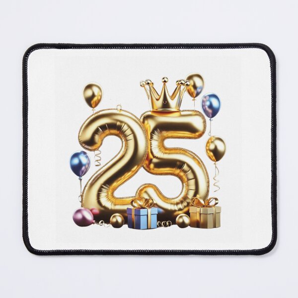 Item preview, Golden 25th Birthday Balloon Extravaganza designed and sold by momo9981.