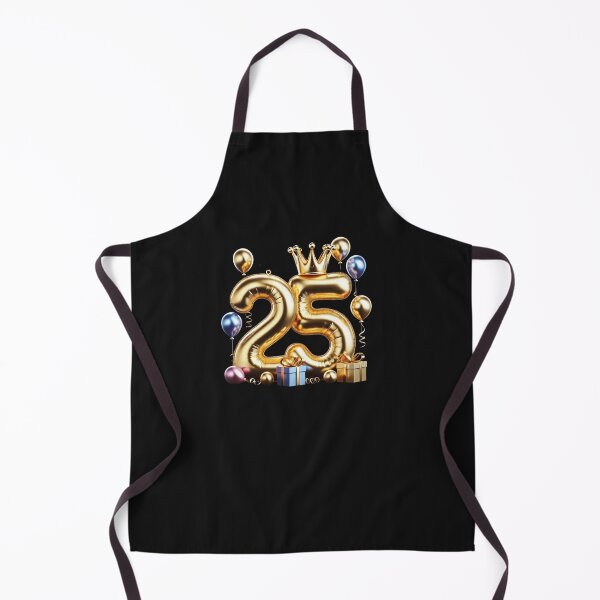 Item preview, Golden 25th Birthday Balloon Extravaganza designed and sold by momo9981.