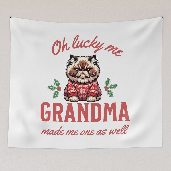 Item preview, "Oh lucky me Grandma made me one as well" designed and sold by BritishDelights.