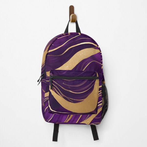Item preview, Purple and Golden Waves designed and sold by CalmnessbyChoice.