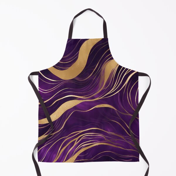 Item preview, Purple and Golden Waves designed and sold by CalmnessbyChoice.