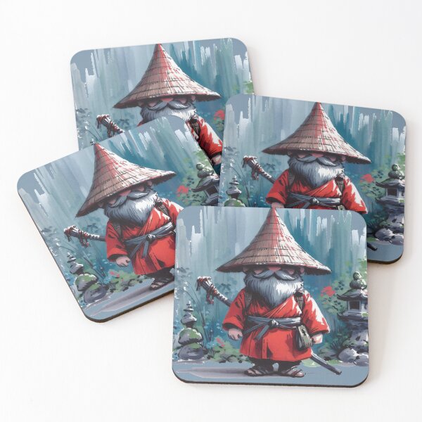 Item preview, Samurai-Inspired Garden Gnome designed and sold by Slick-Waffles.