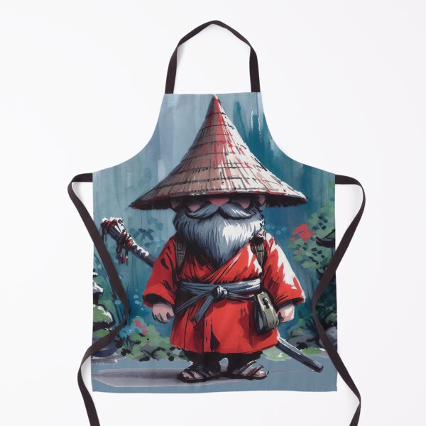 Item preview, Samurai-Inspired Garden Gnome designed and sold by Slick-Waffles.