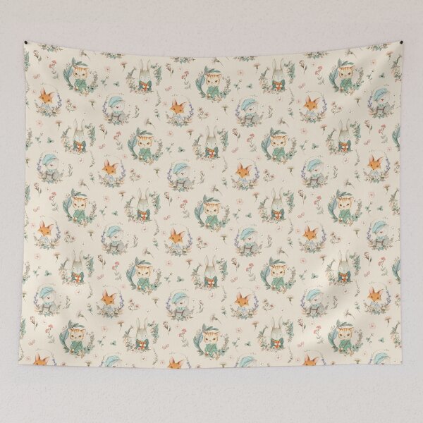 Item preview, Watercolor Vintage Animals designed and sold by LuciaS.