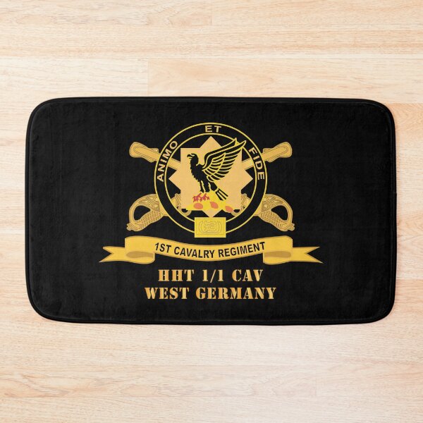 Item preview, 1st Cavalry Regiment w Br - Ribbon - HHT 1-1 CAV West Germany X 300 designed and sold by Military Insignia Products.