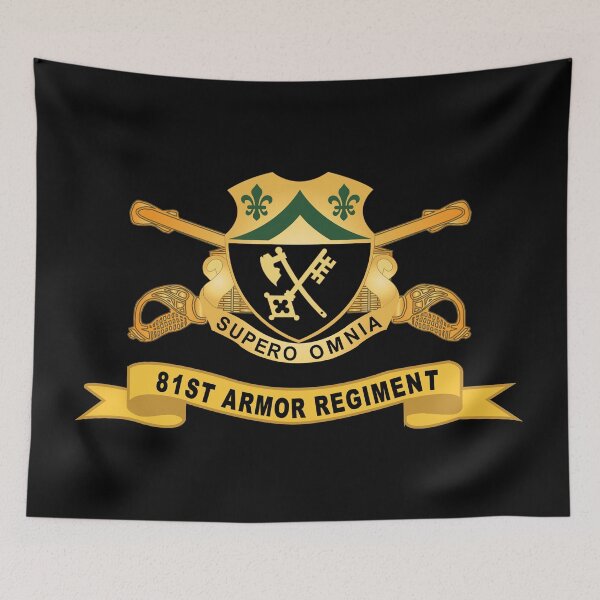 Item preview, 81st Armor Regiment w Br - Ribbon X 300 designed and sold by Military Insignia Products.