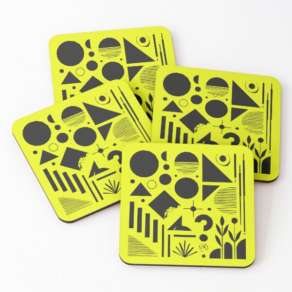 Item preview, Minimalist geometric shapes with polygon edges  designed and sold by 2Blue-Dots.