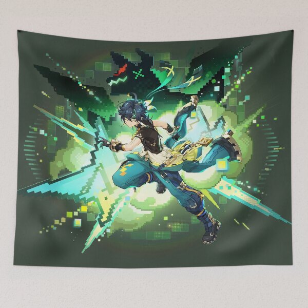 Item preview, Kinich Genshin Splash Art designed and sold by kazatodoesart.