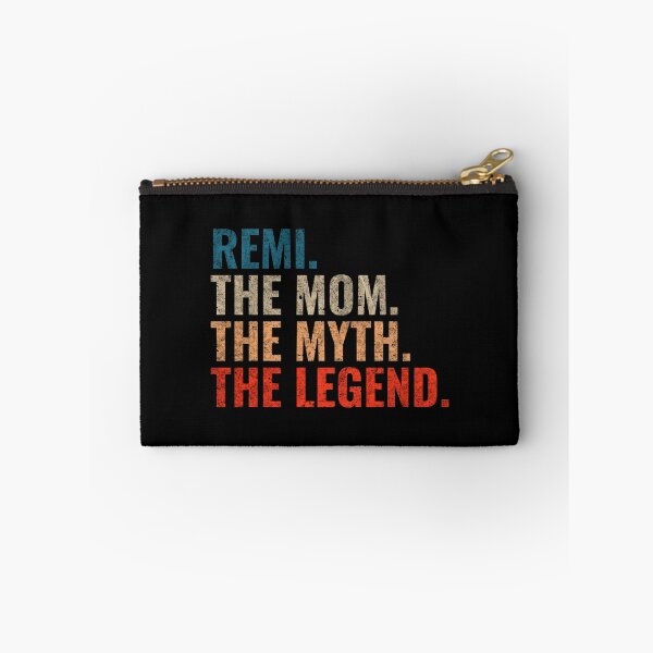 Item preview, Remi The Mom The Myth The Legend Remi Name Retro 70s distress designed and sold by Teelogic.