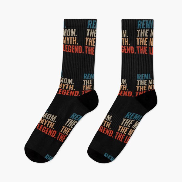 Item preview, Remi The Mom The Myth The Legend Remi Name Retro 70s distress designed and sold by Teelogic.