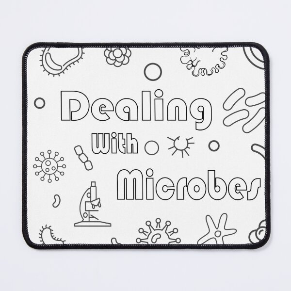 Item preview, Dealing with Microbes: Funny and Scientific Microbiology Gidt  designed and sold by roocky.