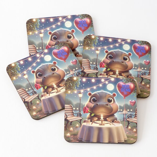 Item preview, Pygmy Hippopotamu (Moo Deng) in Single Day designed and sold by PattyShop888.