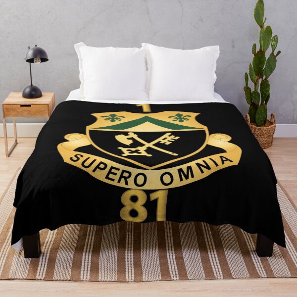 Item preview, 1st Battalion, 81st Armor - DUI w Regiment Number X 300 designed and sold by Military Insignia Products.