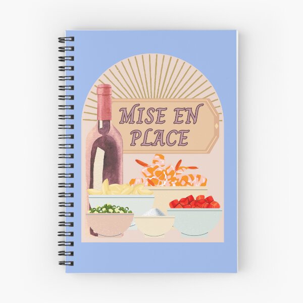Item preview, Mise En Place Cooking Wine Bottle Design designed and sold by TMG Tees.