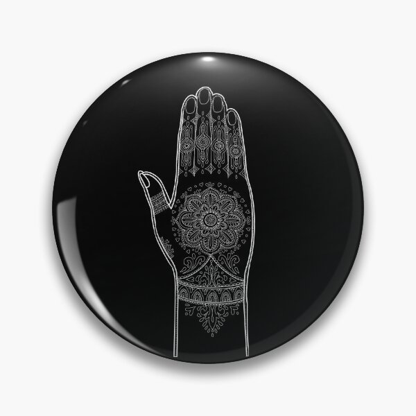 Item preview, Zen Buddha Henna White  designed and sold by LiaIsabellaArt.