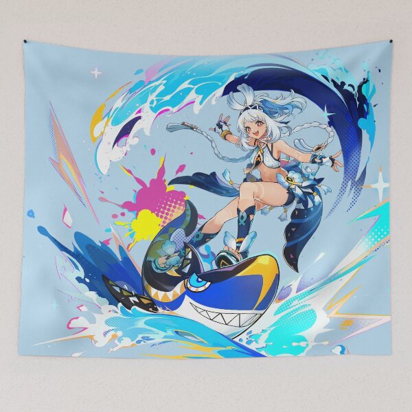 Item preview, Mualani Genshin Splash Art designed and sold by kazatodoesart.