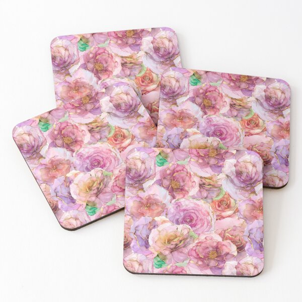 Item preview, Patrón de rosas de tinta designed and sold by HematiteDesign.