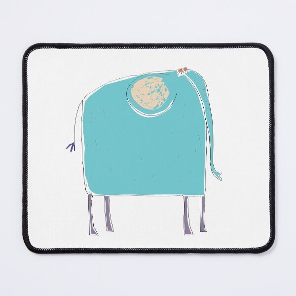 Item preview, big blue funny elephant designed and sold by Art by Stiff.