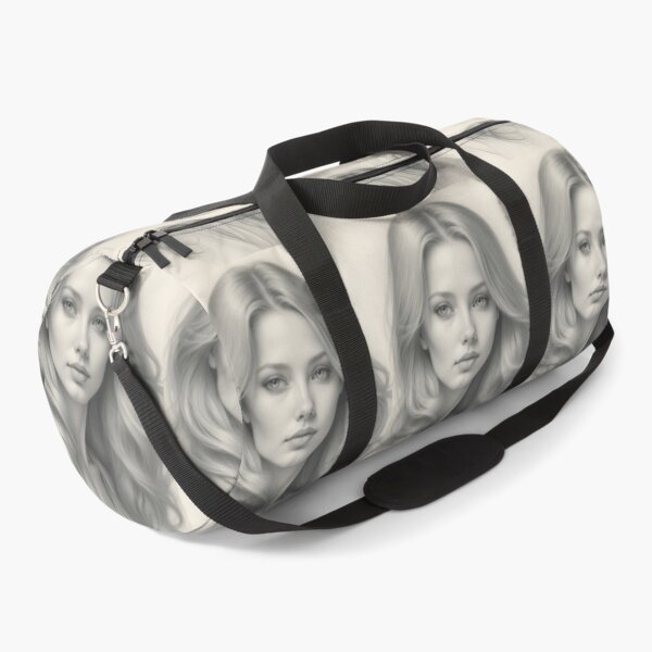 Item preview, Timeless Beauty: Soft Monochrome Portrait of Grace designed and sold by ArtComixHaven.