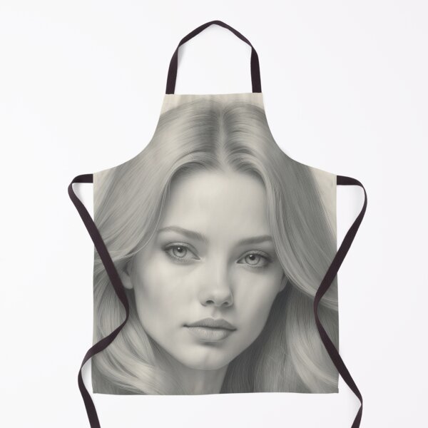 Item preview, Timeless Beauty: Soft Monochrome Portrait of Grace designed and sold by ArtComixHaven.