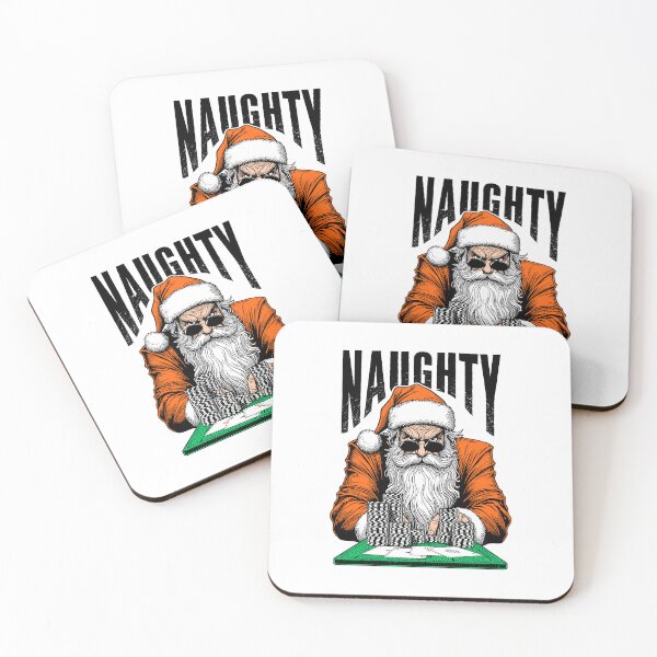 Item preview, Poker Santa Claus Casino Gambler Funny Naughty Four Aces designed and sold by GrandeDuc.