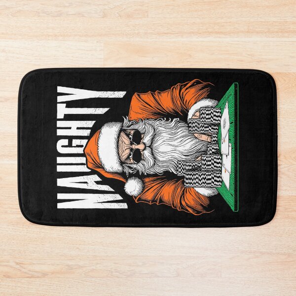 Item preview, Poker Santa Claus Casino Gambler Funny Naughty Four Aces designed and sold by GrandeDuc.