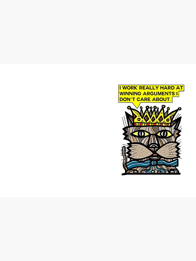 Thumbnail 3 of 3, Journal, "I work really hard at winning arguments I don't care about." designed and sold by 631art.