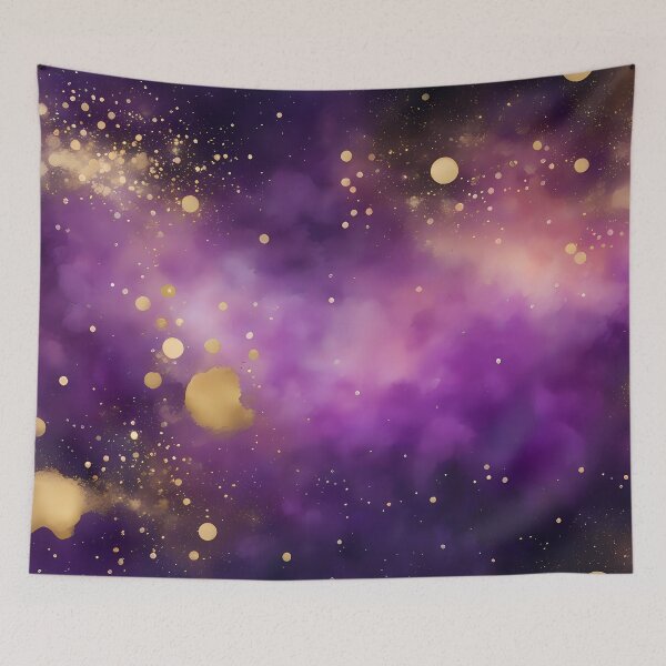 Item preview, Gold in the Purple Space designed and sold by CalmnessbyChoice.