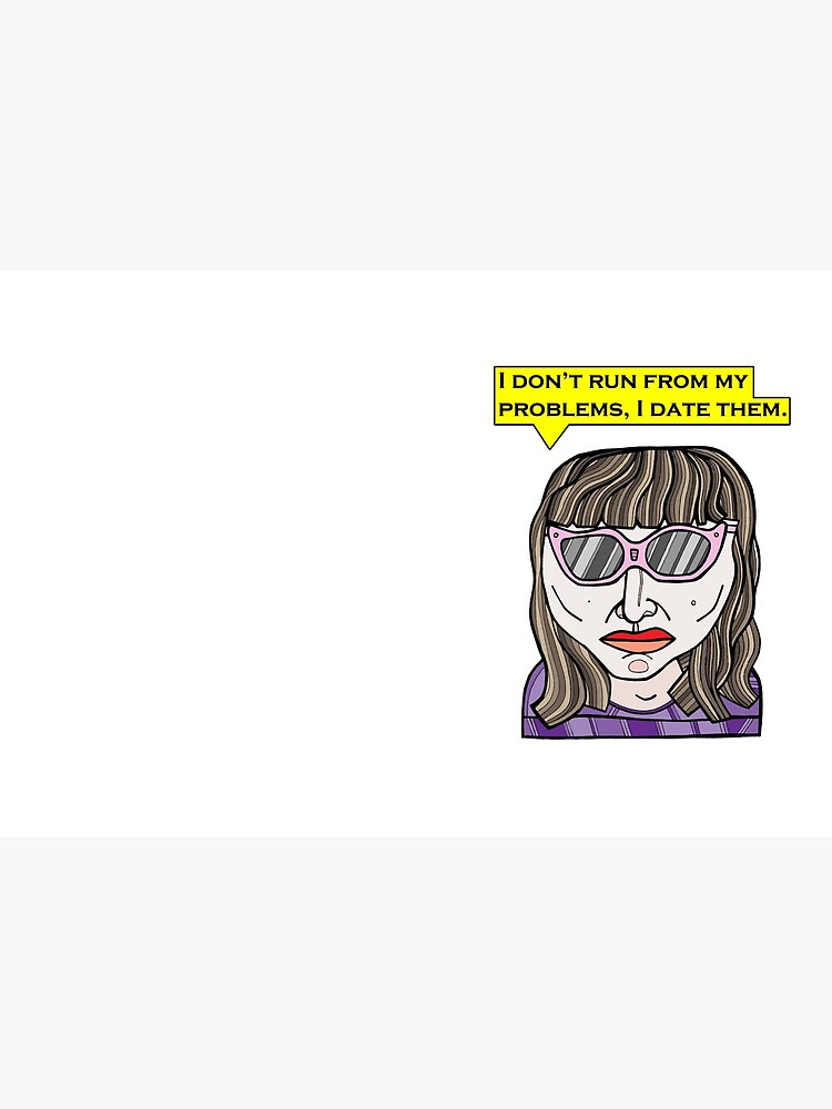 Thumbnail 3 of 3, Journal, "I don't run from my problems, I date them." designed and sold by 631art.