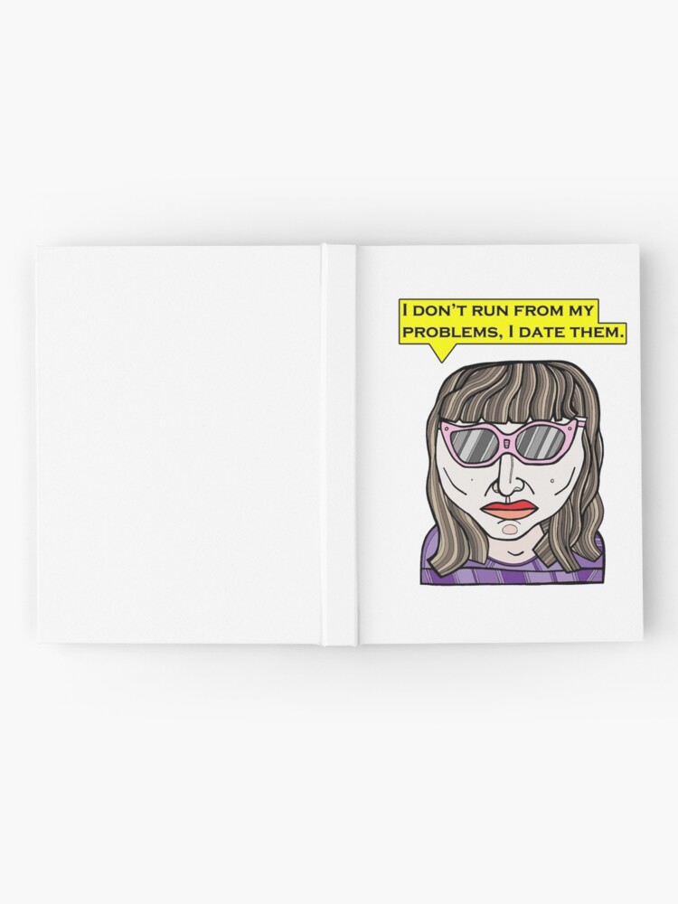 Thumbnail 2 of 3, Journal, "I don't run from my problems, I date them." designed and sold by 631art.