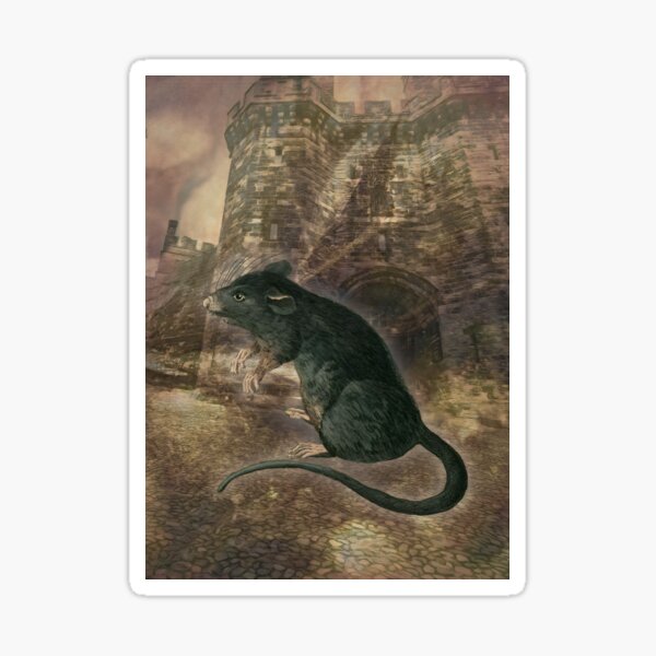 Rat Nature Urban Rodent Wildlife Sticker