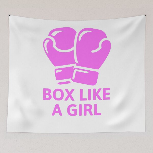 Item preview, Box Like A Girl! Pink Girls Boxing Club designed and sold by PMCreative.