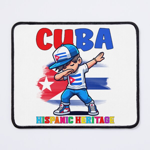 Item preview, Cuba Dabbing Kid Hispanic Heritage Celebration for Kids designed and sold by NUMAcreations.