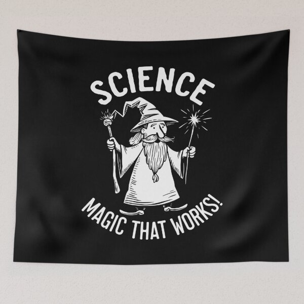 Item preview, Science Magic That Works Fun Apparel STEM geek scientist designed and sold by w1ckerman.