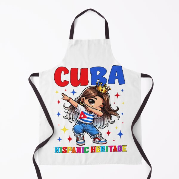 Item preview, Cuba Dabbing Girl Hispanic Heritage Month for Kids designed and sold by NUMAcreations.