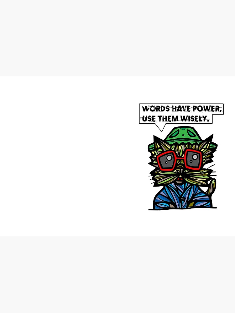 Thumbnail 3 of 3, Journal, "Words have power, use them wisely." designed and sold by 631art.