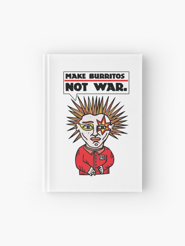 Thumbnail 1 of 3, Journal, "Make burritos, not war." designed and sold by 631art.