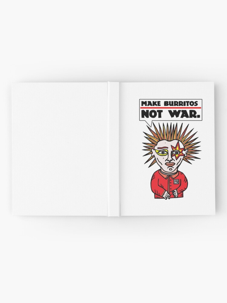 Thumbnail 2 of 3, Journal, "Make burritos, not war." designed and sold by 631art.