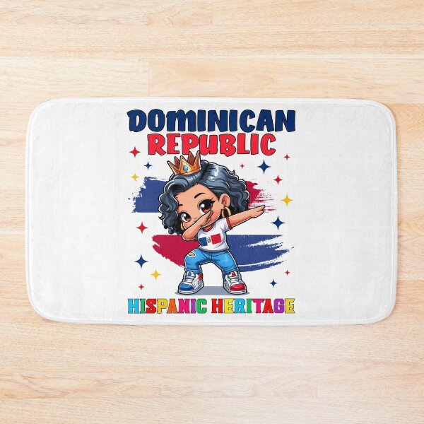 Item preview, Dominican Republic Girl Hispanic Heritage Celebration kids designed and sold by NUMAcreations.