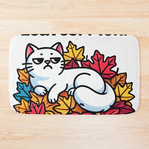 Item preview, Fall Leaves Cat Meh. designed and sold by JediKittenWars.