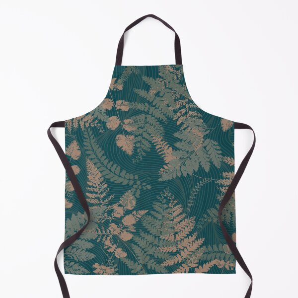 Item preview, Forest Ferns with Dark Green Background designed and sold by TurquoiseBird.