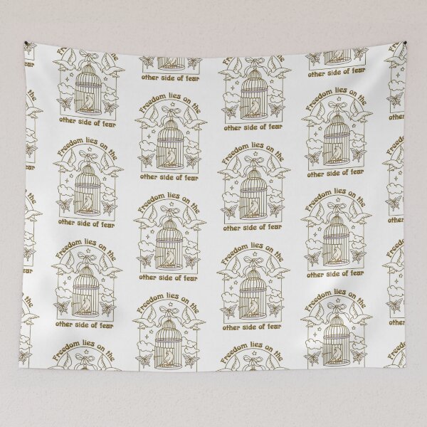 Item preview, freedom lies on the other side of fear designed and sold by indie cottage.