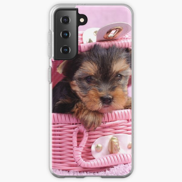 Pink yorkie Samsung Galaxy Soft Case