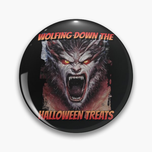 Item preview, Wolfing Down The Halloween Treats designed and sold by BoldImpDes.