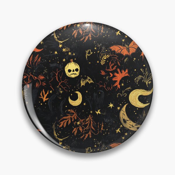 Item preview, Halloween Bats & Moons designed and sold by Wisdi.