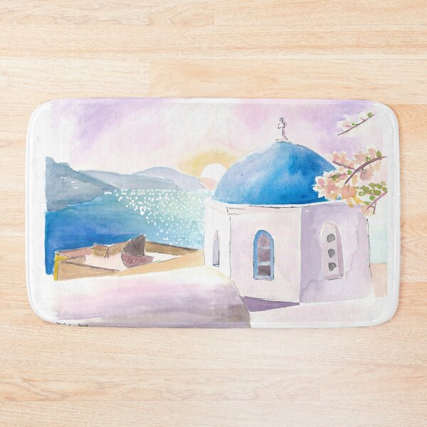 Item preview, Santorini Rooftop Dreams in Oia and Greek Island Seaview designed and sold by artshop77.