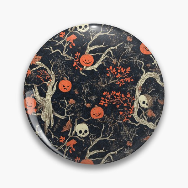Item preview, Halloween Branches, Pumpkins, and Skulls designed and sold by Wisdi.