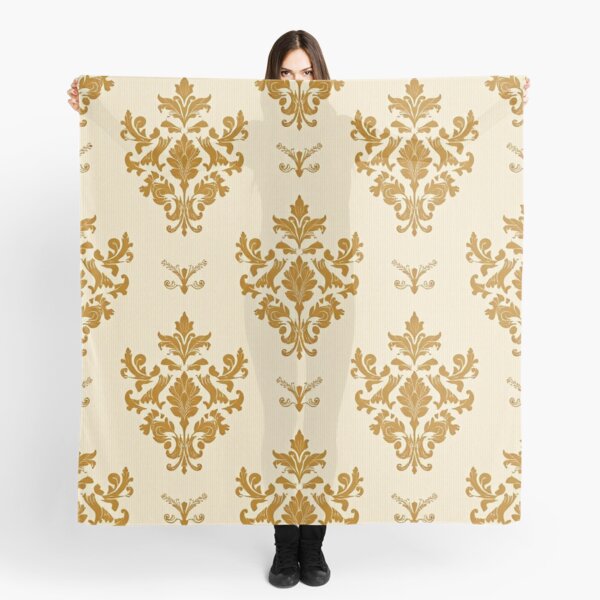 Item preview, Beige & Matte Rust Damask  designed and sold by DesignsByPrnces.
